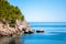 Cliff in the bay Sa Calobra, Mallorca, Spain