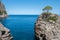 Cliff in the bay Sa Calobra, Mallorca, Spain