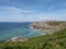 Cliff on the Breton coast in the Celtic Sea.