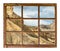 Cliff, buttes and mesa of Book Cliffs window view