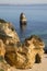 Cliff at Camilo Beach; Lagos; Algarve