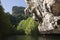 Cliff, cave and mangrove swamp at had Yao, Thailand