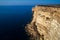 Cliff coast of Lampedusa, Sicily