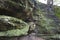 Cliff detail, Hocking Hills State Forest