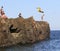 Cliff Diving in Marquette, Michigan