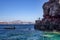 Cliff diving and swimming in Santorini Oia Amoudi / Ammoudi bay