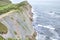 Cliff formed by the Flysch, Northern Spain