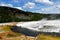 Cliff Geyser at Yellowstone National Park