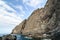 A cliff in La Gomera island, Canary Islands