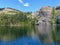 Cliff Lake in the Trinity Divide Mountains of Northern California.