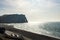 Cliff Manneporte, one of the three cliffs of Etretat, Normandy, France