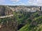 Cliff of near by the suspension bridge or footbridge of Sidi MCid.The geography of the city itself is unique.Constantine one o