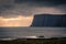 Cliff of the North Cape and the Arctic Ocean from Knivskjellodden,  the true northernmost point of Europe