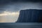 Cliff of the North Cape and the Arctic Ocean from Knivskjellodden,  the true northernmost point of Europe