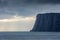 Cliff of the North Cape and the Arctic Ocean from Knivskjellodden,  the true northernmost point of Europe