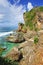 Cliff on Pantai Ngobaran Beach Jogjakarta