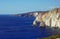 Cliff with rocks, Zakynthos island