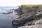 Cliff scenery in the Shetland Isles