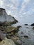 Cliff and tide pools in Avila Beach, CA