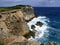 Cliffs of Anse Bertrand, north of Grande terre in Guadeloupe