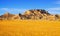 Cliffs at bardenas reales natural park