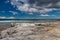 Cliffs on a beach near Auckland, New Zealand