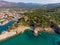 Cliffs, beaches and turquoise water, the definition of Thasos Island, Greece