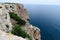 Cliffs  and blue sea,  Formentera island,  Spain, Europe