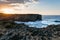 Cliffs at bufones of Pria in the Cantabrian Sea, Asturias