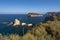 The cliffs of Cap Prim and Portixol island