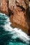 The cliffs of cape Saint Vincent in Sagres, Algarve, Portugal