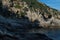 The cliffs of Capo Sant`Andrea in Elba island, Tuscan Archipelago, Italy