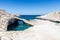 Cliffs, cave and ocean in Papafragas beach