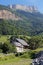 Cliffs of Chamechaude summit over the farm