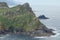 Cliffs in Cies Island National park in Vigo, Spain captured during the daytime