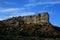 Cliffs. Clear sunny weather, beautiful landscape. Eroded landscape