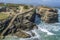 Cliffs of the coast of Ribadeo, Lugo Spain