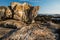 Cliffs at coastline of Galicia, Spain