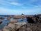 Cliffs and coastline, Portoscuso, Sardinia Italy