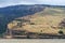 Cliffs at Columbia River Gorge Pacific Northwest between Oregon and Washington