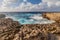 Cliffs of Dwejra on the island of Gozo, Mal