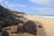 Cliffs of Eagle Beach. Fuerteventura Island, Spain