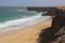 Cliffs of Eagle Beach. Fuerteventura Island, Spain