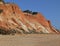 Cliffs on the Falesia beach in Albufeira, Algarve - Portugal