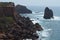 Cliffs and geological unconformities at the Costa Vicentina Natural Park, Southwestern Portugal