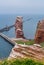Cliffs on Helgoland in germany