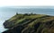 Cliffs in Howth and lighthouse