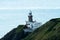 Cliffs in Howth and lighthouse, Ireland