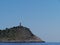 The cliffs with the lighthouse of Lastovo