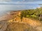 Cliffs and lookout at Settlement Point in Corinella